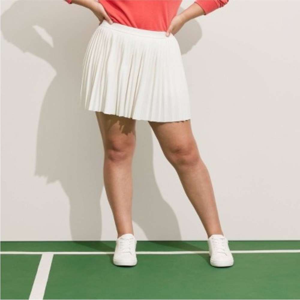 NWT Prince Pickleball Women's Pleated Skort Ivory Size XL